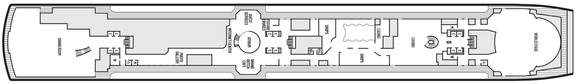 Deck 3 - Promenade plan